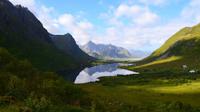 194 Lofoten, Blick nach Vareid und Flakstad