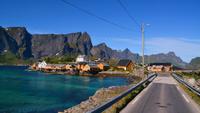 239 Lofoten, Fahrt nach Moskenes, Reine