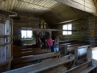 in der Holzkirche von Sodankylä 