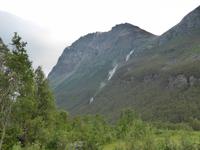 Wasserfall am Kafjord