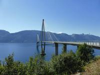 Fotostopp an der Helgelandsbru