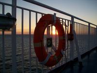 Abendstimmung auf der Fähre