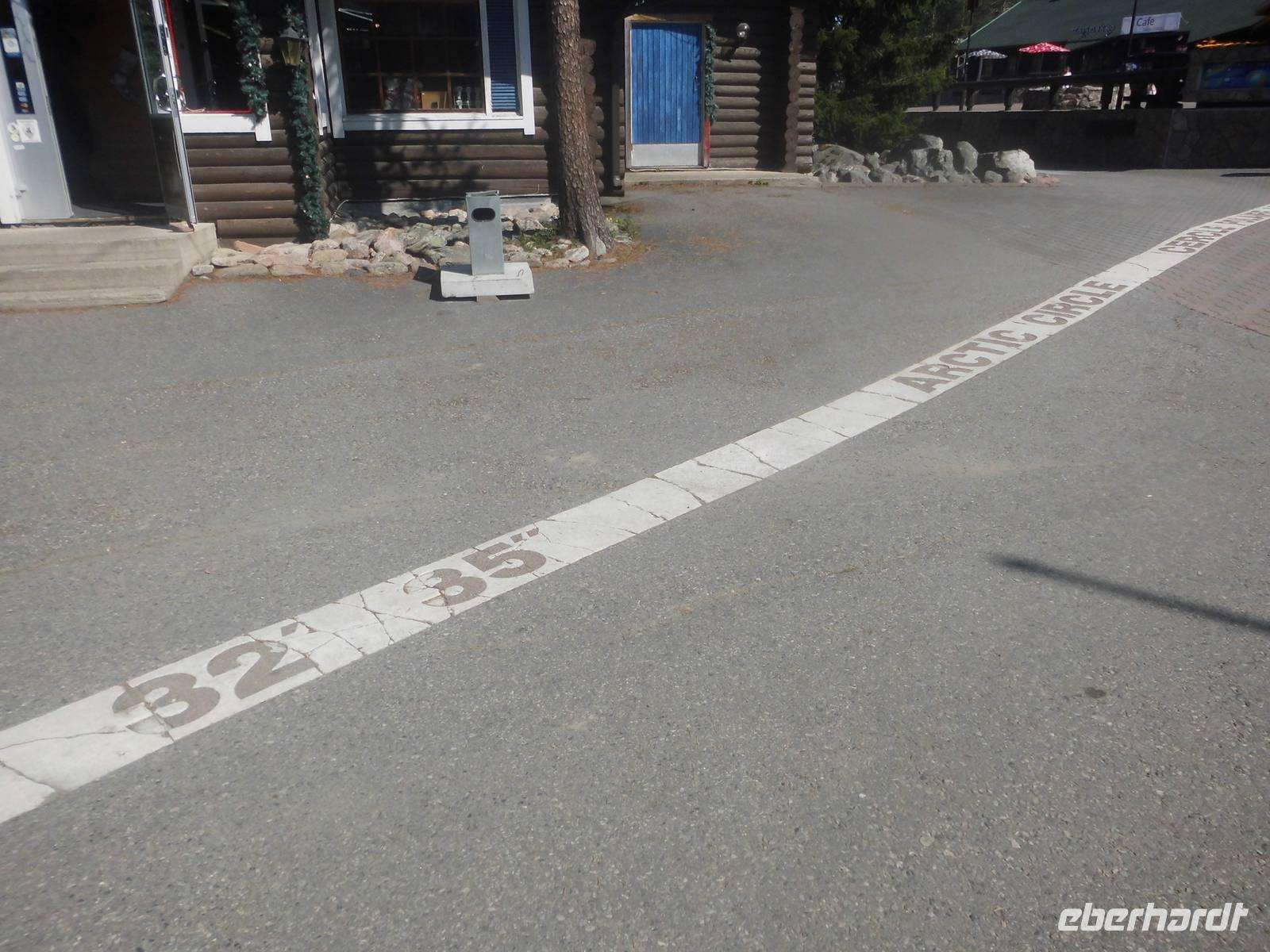 Am Polarkreis beim Weihnachtsmann