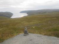 Blick von weitem auf's Nordkap