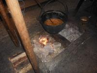 Wikingersuppe brodelt im Kessel