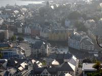 Blick auf das Zentrum von Alesund