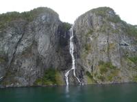 Wasservfall am Sognefjord