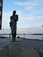 Saxophonspieler in Molde