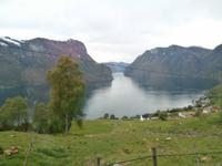 Aurland am Aurlandsfjord