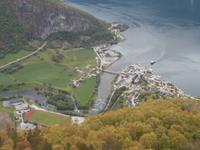 Blick vom Aussichtspunkt Stegasteinen