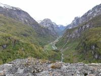Blick ins Naroydalen vom Stalheim Hotel