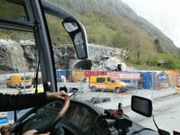 Baustelle am Hardangerfjord