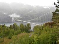 Neue Brücke am Hardangerfjord