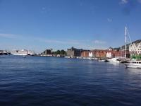 AIDAsol im Hafen von Bergen, Norwegen