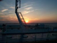 Abendstimmung auf der Fähre