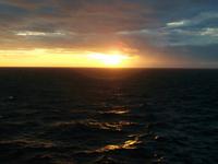 Abendstimmung auf der Fähre