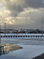 Abreise bei Schnee und Glätte