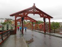 Alte Brücke in Trondheim