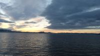 Am nächsten Morgen im Trondheimfjord 