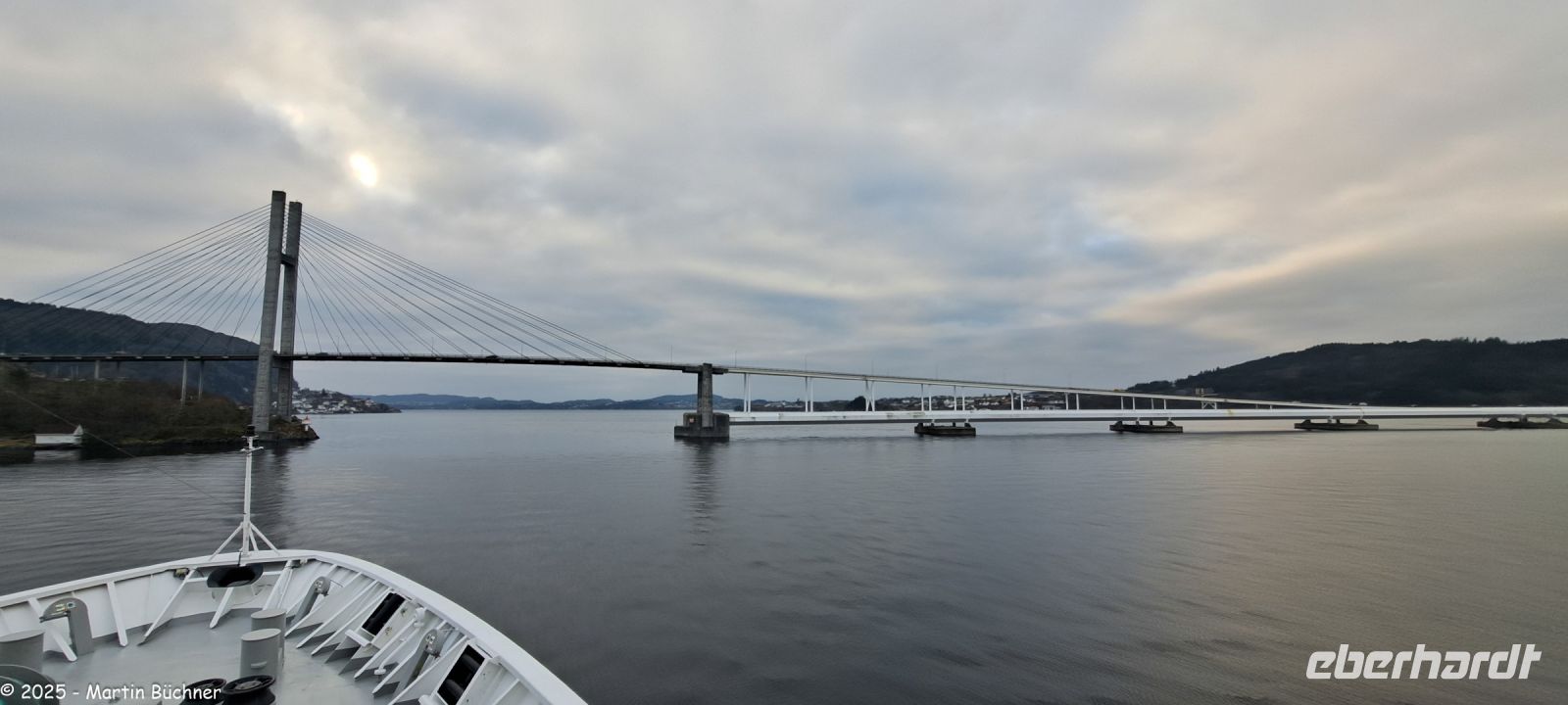 Anfahrt auf Bergen - Sonderroute wegen gutem Wetter