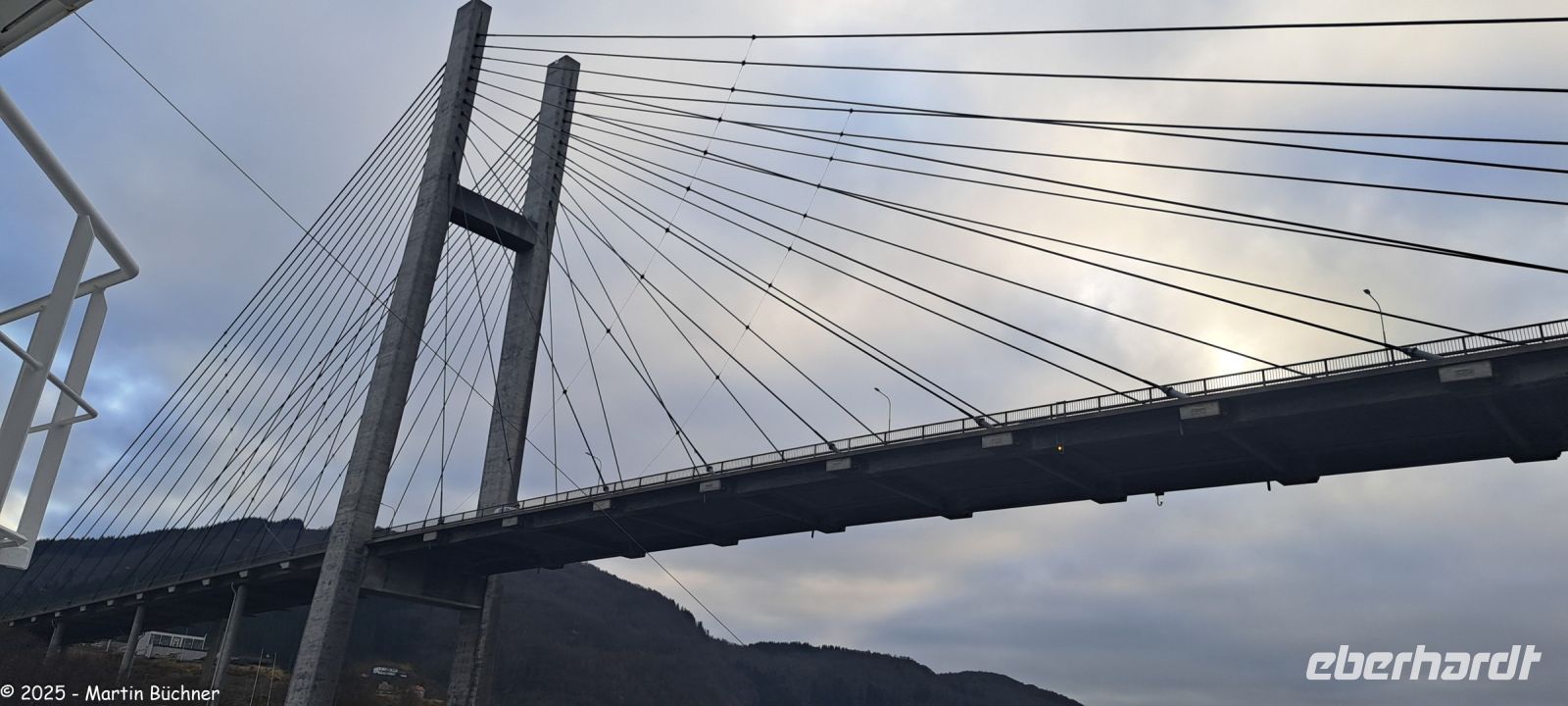 Anfahrt auf Bergen - Sonderroute wegen gutem Wetter