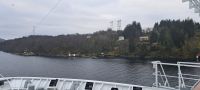 Anfahrt auf Bergen - Sonderroute wegen gutem Wetter
