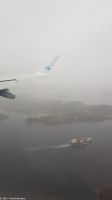 Anflug mit KLM auf Bergen