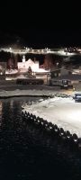 Anlegen im Hafen Skjervöy