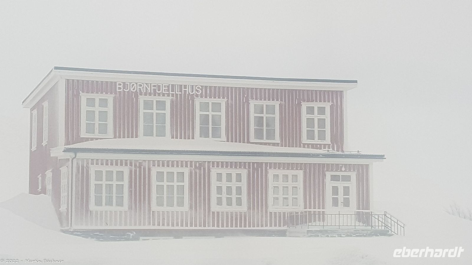 Arctic Express - von Kiruna nach Narvik - im Schneesturm auf dem Bjørnfjell - höchster Punkt der Strecke