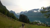 Auf Wanderschaft in der Nähe von Geiranger