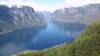 Aurlandsvegen (Blick vom Aussichtspunkt 