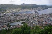 Ausblick vom Floyen auf Bergen