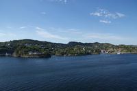 Auslaufen aus Bergen, Norwegen