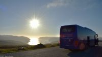 Aussichtspunkt am Tufjord - rechts davon liegt die Nordkapp-Halbinsel