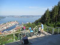 Blick auf Bergen 