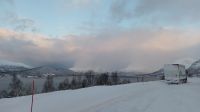 Blick auf den Balsfjord - südlich von Tromsø