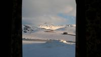 Blick aus dem Fenster - kurz vorm Schlafengehen