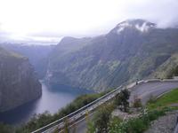 Blick in den Geirangerfjord (Adlerkehre)