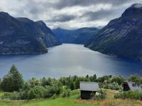 Blick in den Geirangerfjord 
