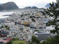 Blick vom Aksla auf Alesund