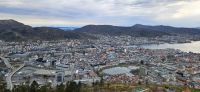 Blick vom Floyen auf Bergen