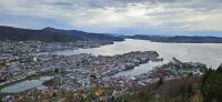 Blick vom Floyen auf Bergen