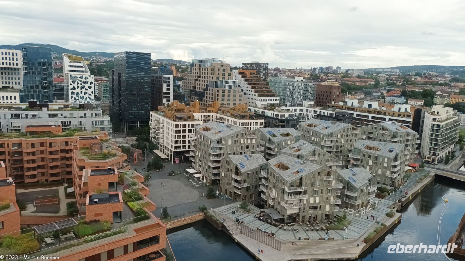 Blick vom Munch-Museum auf Oslo