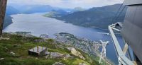 Blick vom Neskla auf Andalsnes