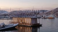 Bodø - Hauptstadt der Provinz Nordland - Europäische Kulturhauptstadt Europas im Jahr 2024 - Schwimmende Sauna