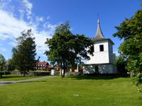 Das Kirchdorf in Lövanger