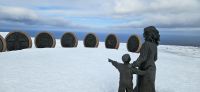 Denkmal für die Kinder der Welt am Nordkap