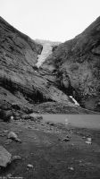 Der Briksdalsbreen - einer der Auslassgletscher des Jostedalsbreen