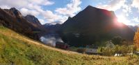 Der Norangsfjord, Nebenfjord des Hjørundfjord, der wiederum Nebenfjord des Storfjordes ist (an dem auch Geiranger liegt)