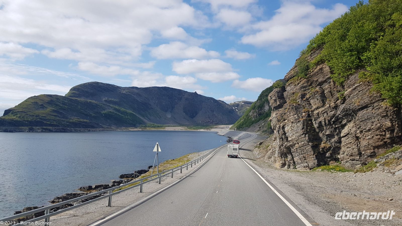 E69 nach Süden in Richtung Alta